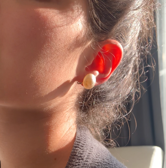 Boucles d'oreilles à perles vintage