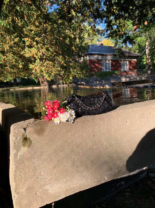 Sac à main pailleté