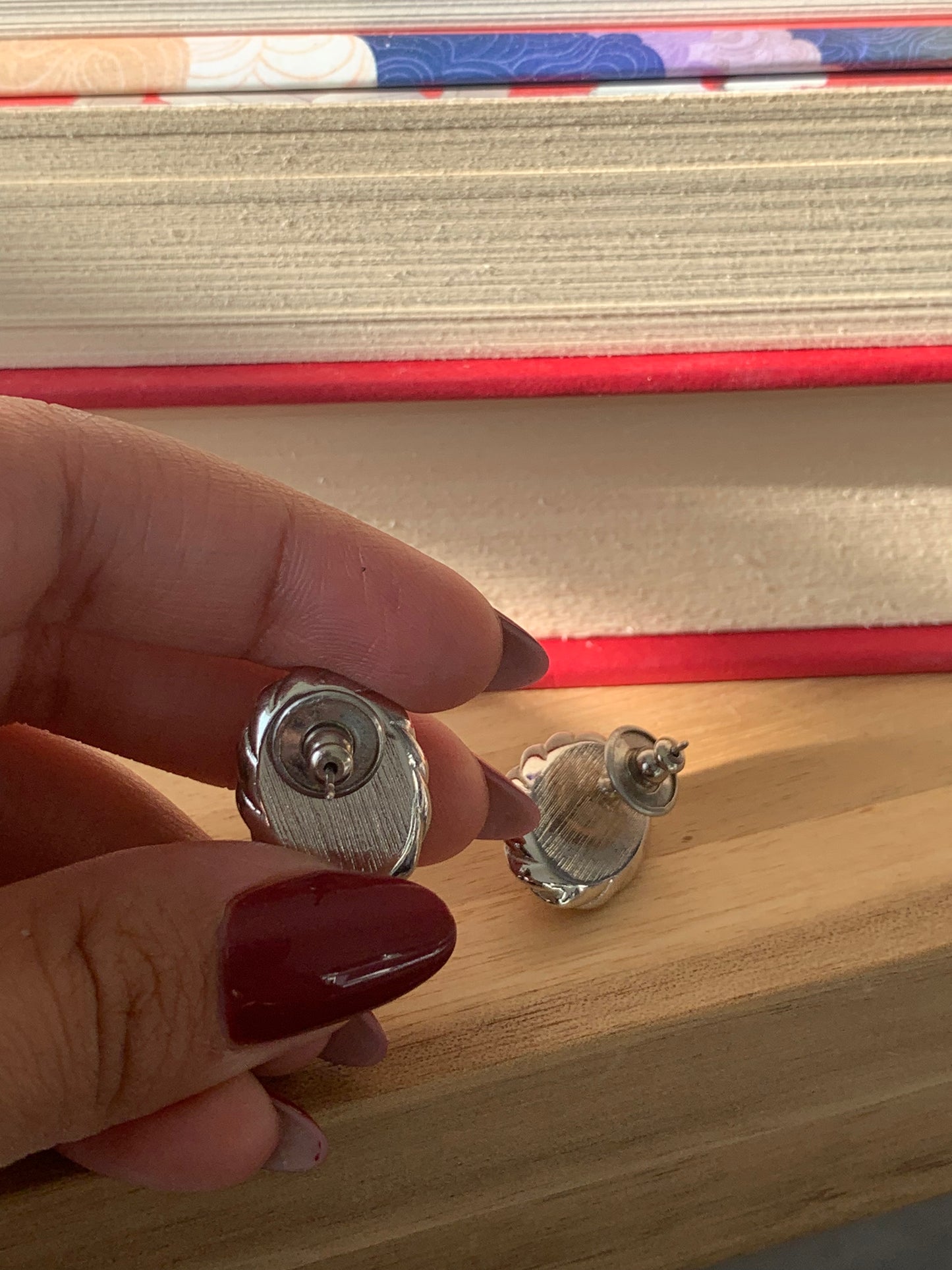 Boucles à perles vintage