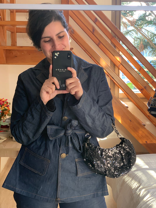 Sac à main pailleté