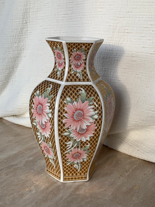 Grand vase en porcelaine italienne