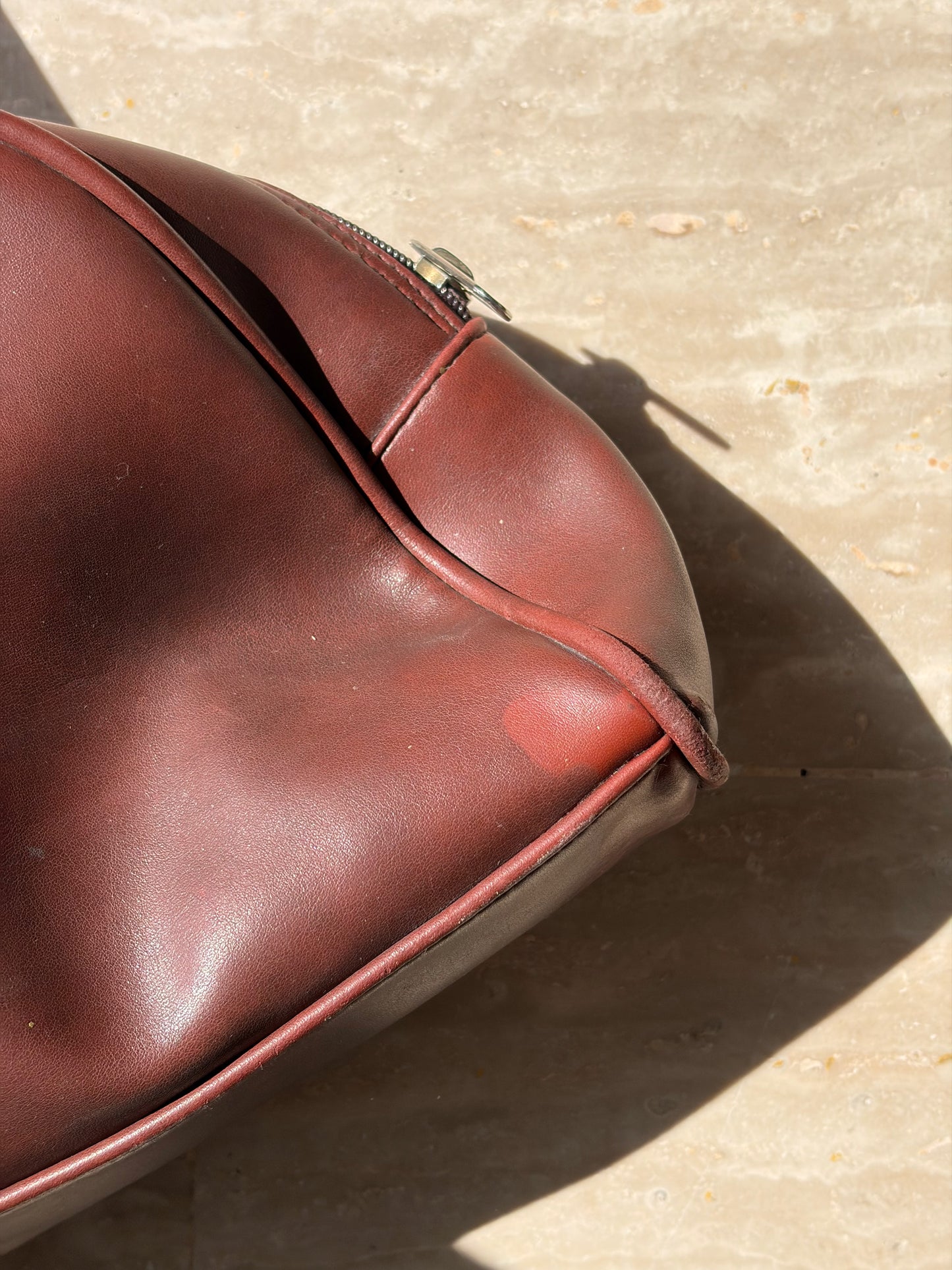 SAC BOWLING BM | CUIR COGNAC
