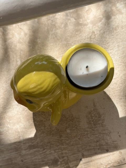 Petit Canard Jaune Porte-Bougie 🐥✨