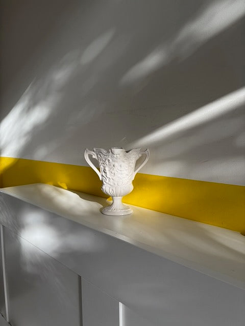 VASE TROPHÉE PORCELAINE BLANCHE🤍