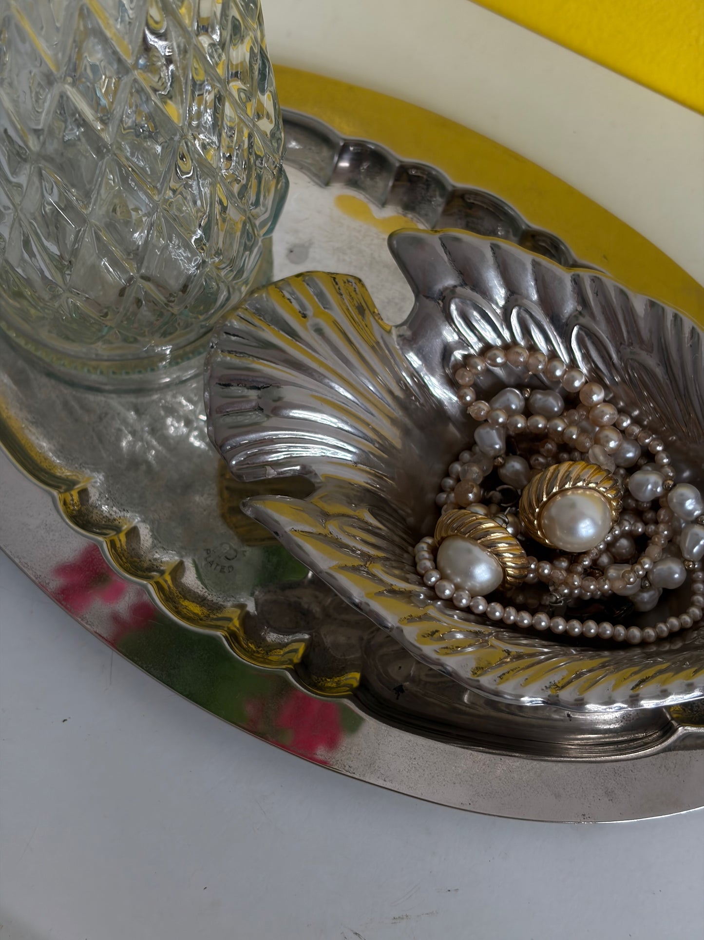 VIDE-POCHE COLOMBE MÉTAL ARGENTÉ | VINTAGE