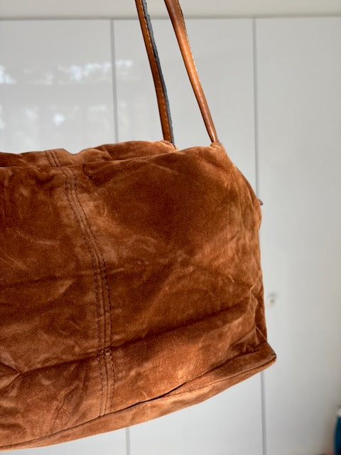 SAC DAIM CAMEL VINTAGE 🤎