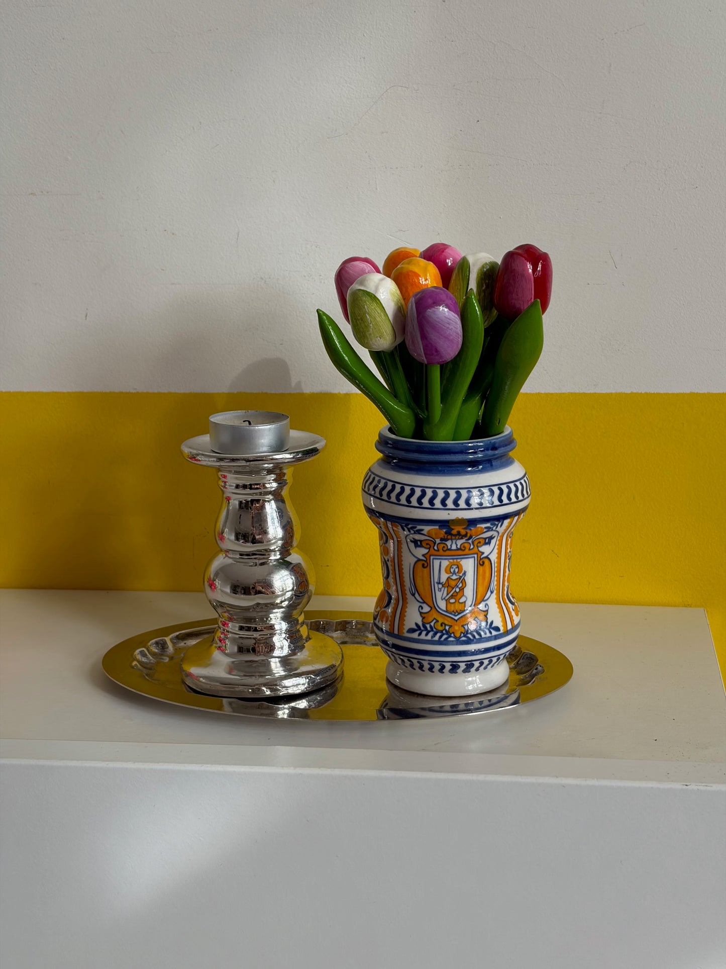 BOUGEOIR ZARA HOME ARGENTÉ MIROIR