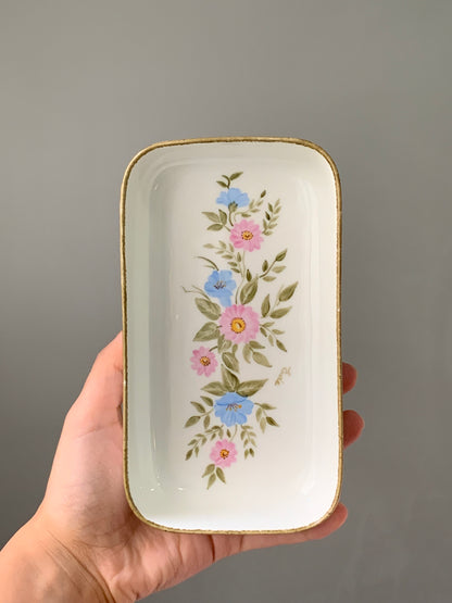 VIDE-POCHE FLEURI PASTEL VINTAGE 🌸