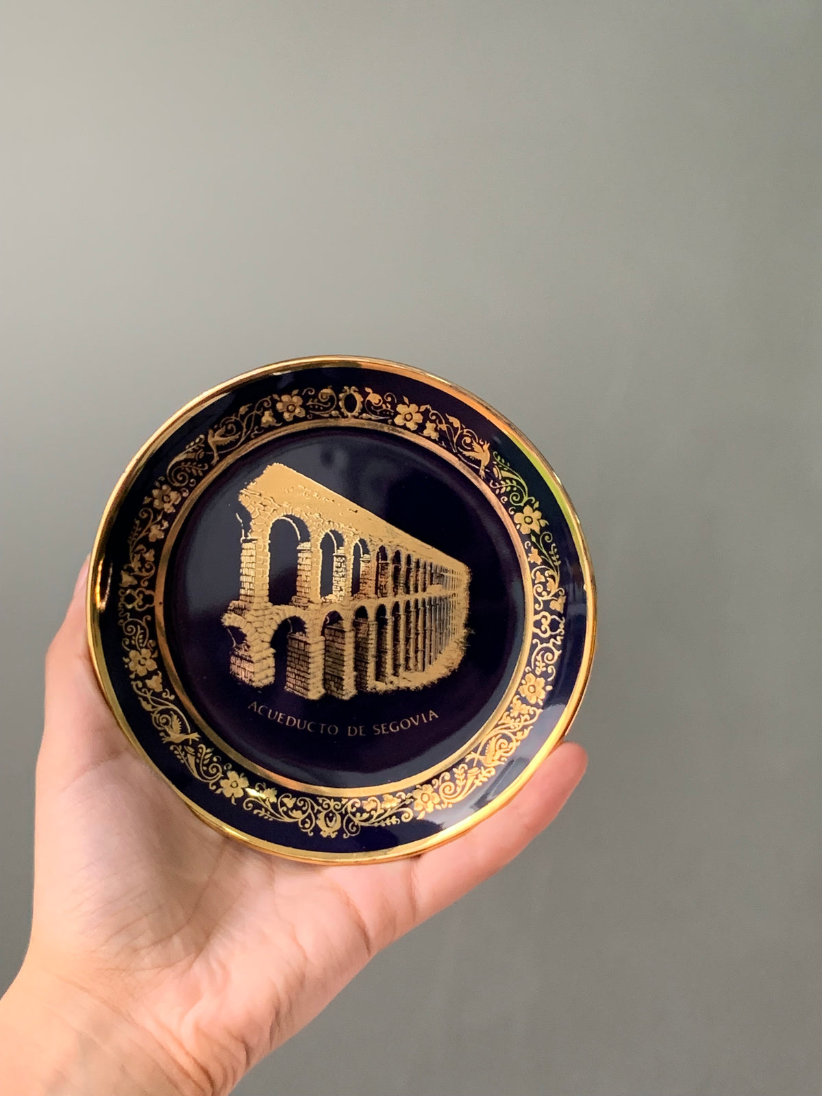 ASSIETTE SOUVENIR SEGOVIA VINTAGE 🏛️