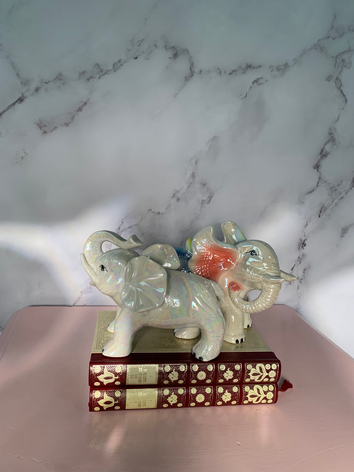 ÉLÉPHANT NACRÉ VINTAGE 🐘💫