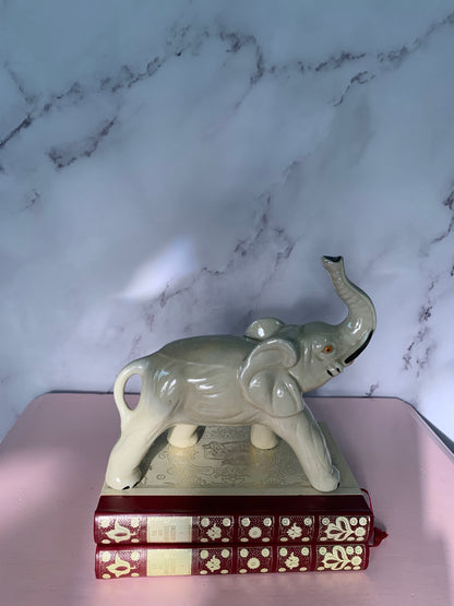 ÉLÉPHANT IVOIRE TROMPE LEVÉE VINTAGE 🐘