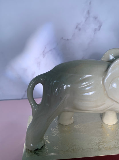 ÉLÉPHANT IVOIRE TROMPE LEVÉE VINTAGE 🐘