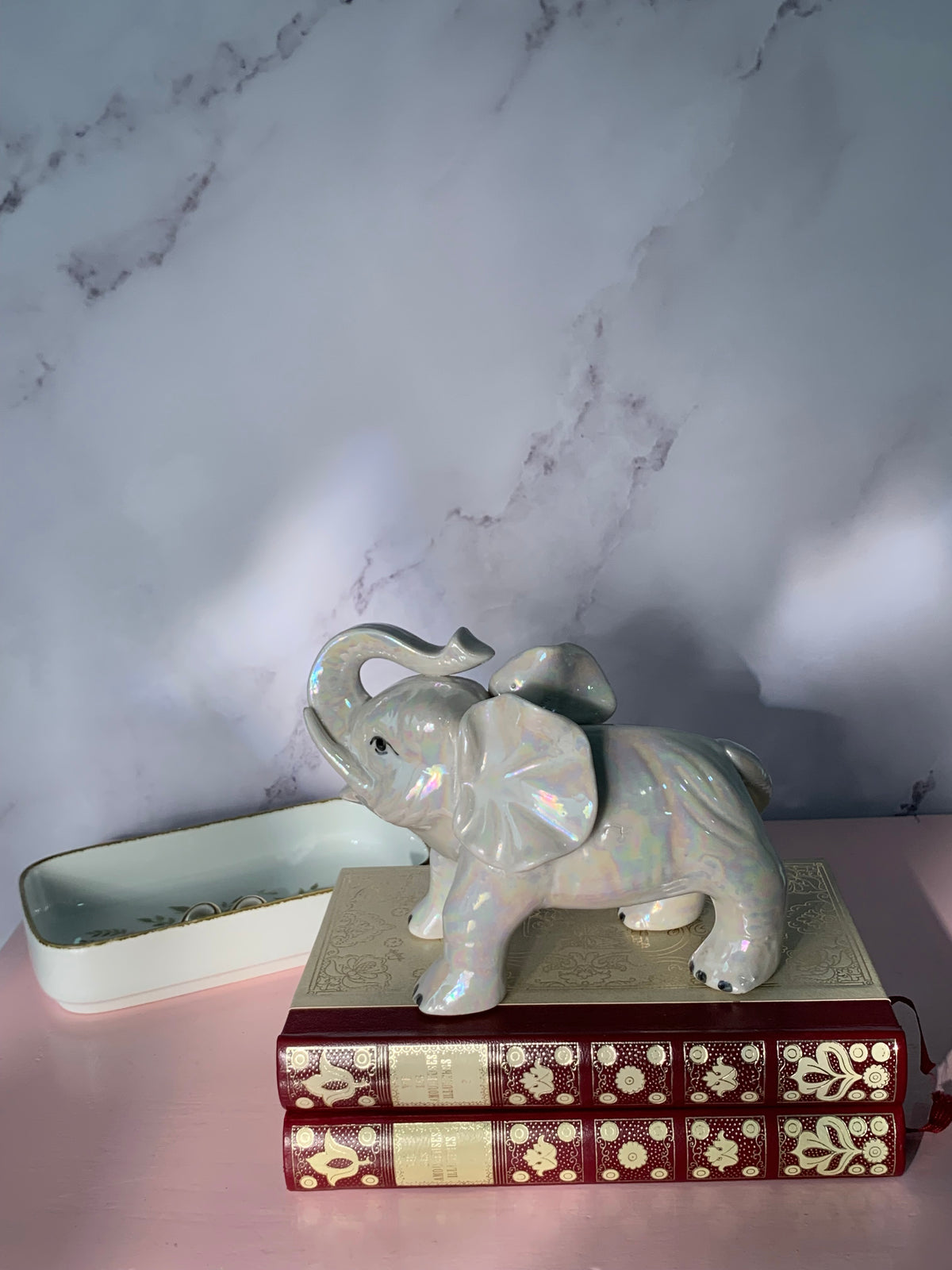 ÉLÉPHANT NACRÉ VINTAGE 🐘💫