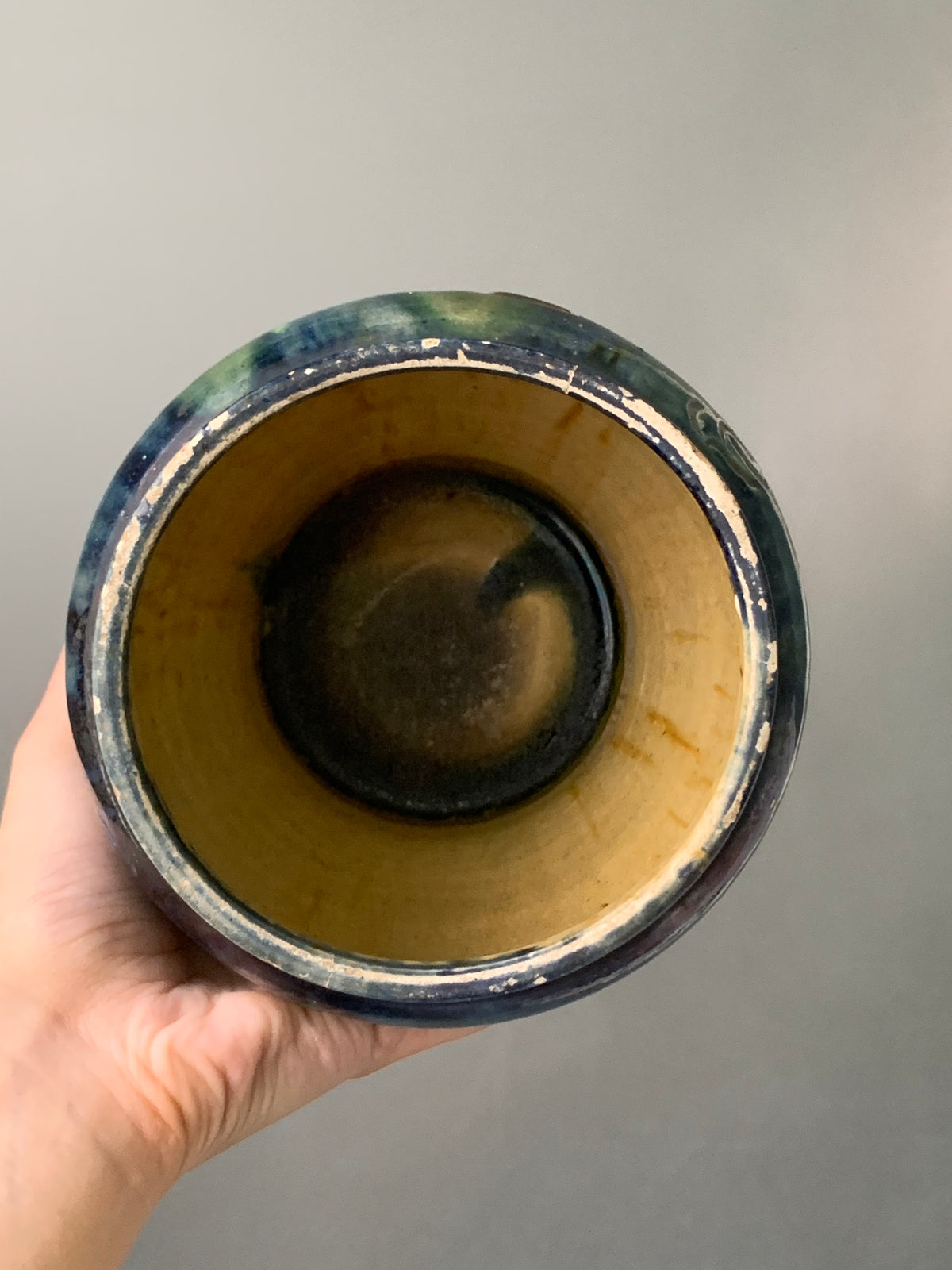 POT GRÈS MOTIF PIPE VINTAGE🎨