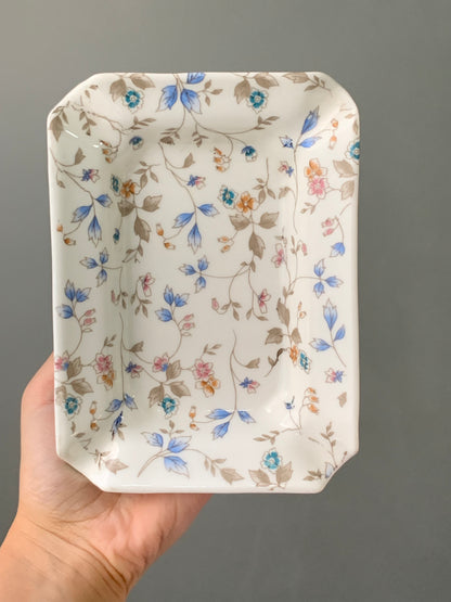 VIDE-POCHE FLEURI PORCELAINE VINTAGE 🌼