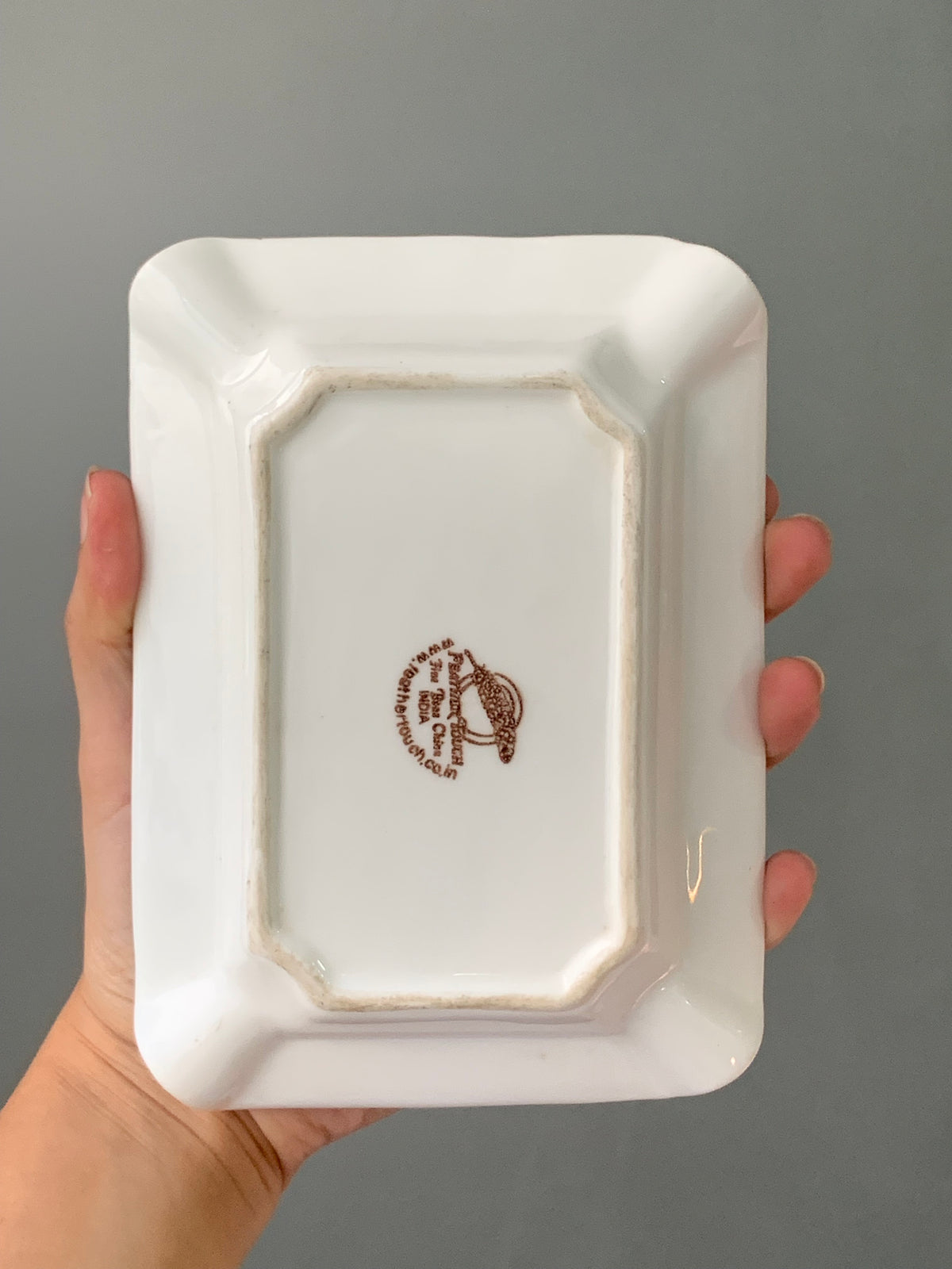 VIDE-POCHE FLEURI PORCELAINE VINTAGE 🌼