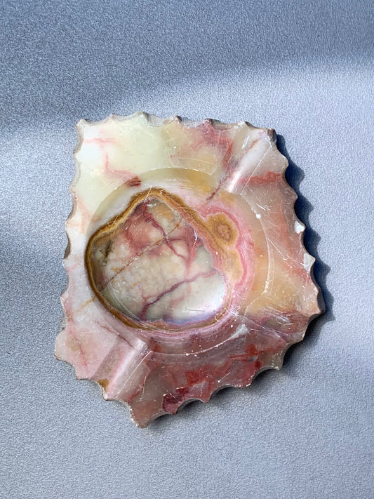COQUILLAGE EN ONYX ROSE VINTAGE 🐚