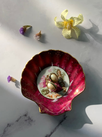COQUILLE MAGENTA SCÈNE GALANTE VINTAGE 💗