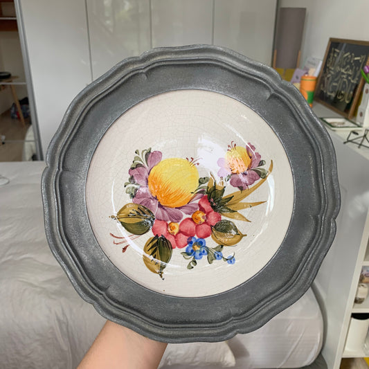 Assiette en porcelaine 🍋