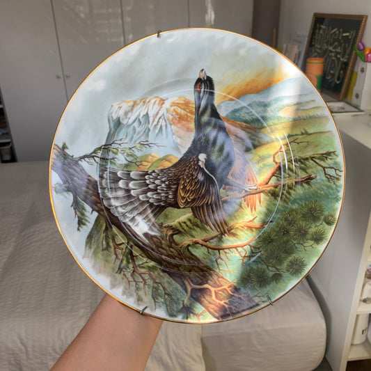 Assiette en porcelaine 🦚