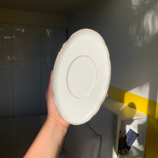 Assiette ovale