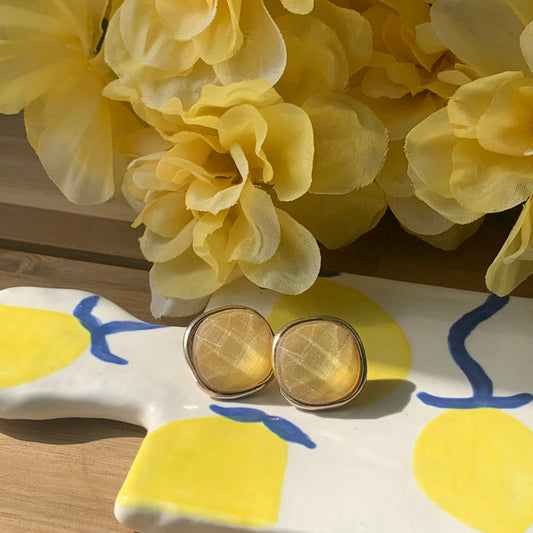 Boucles d'oreilles jaune