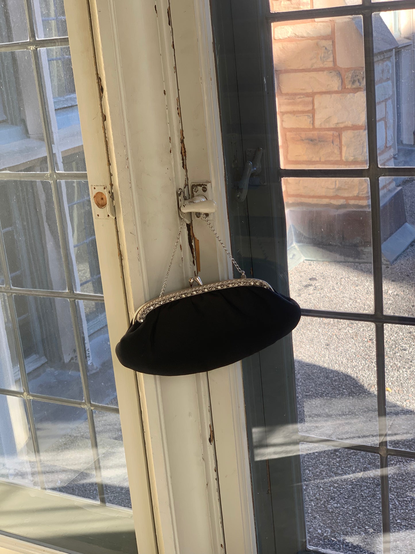 Bourse noire vintage