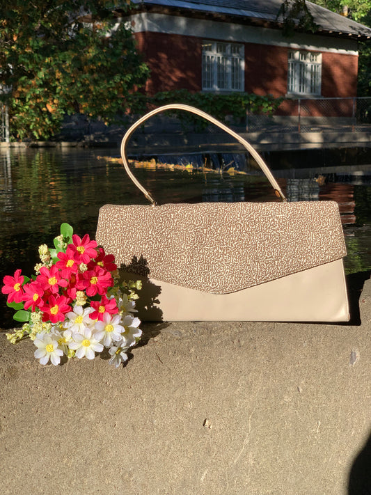 Sac vintage beige