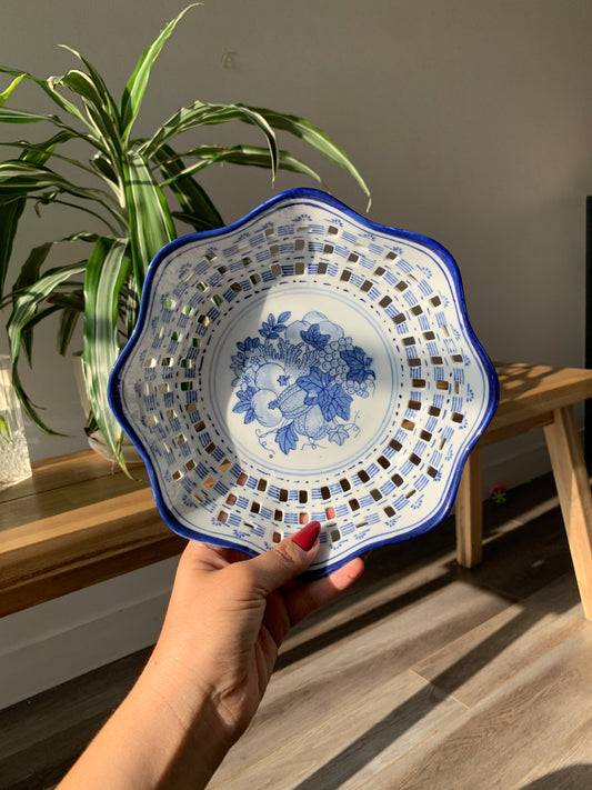 Corbeille à pain en porcelaine chinoise