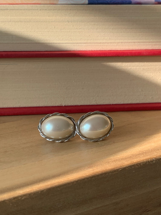 Boucles à perles vintage