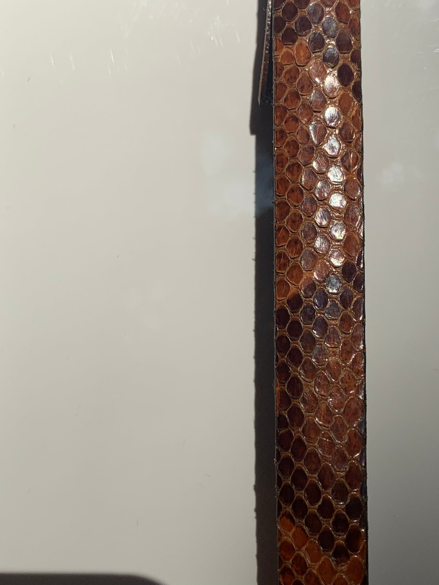 Ceinture fine en cuir