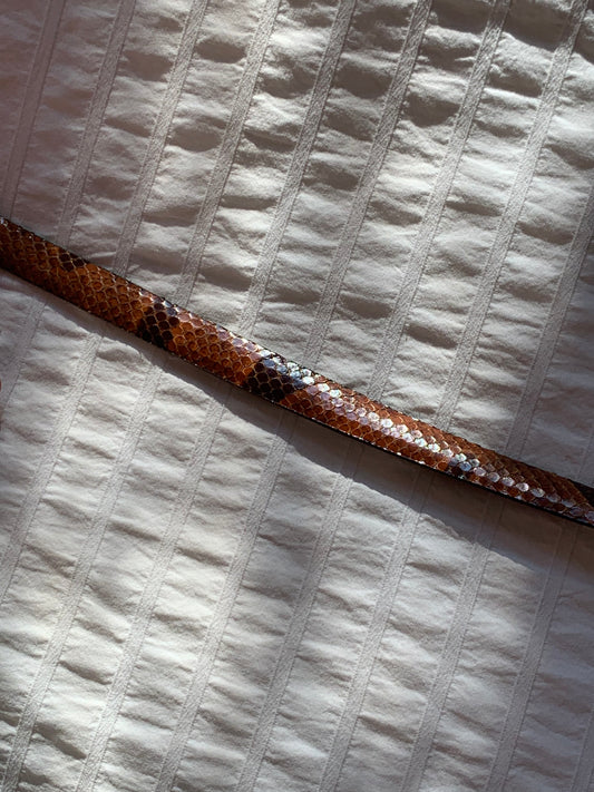 Ceinture fine en cuir