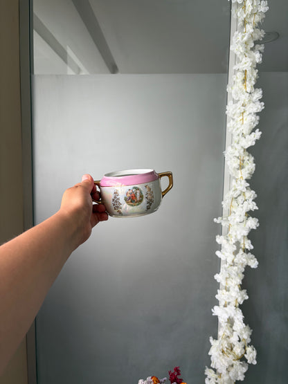 SERVICE À THÉ VINTAGE | SCÈNES MYTHOLOGIQUES ROSES 💕🏛️