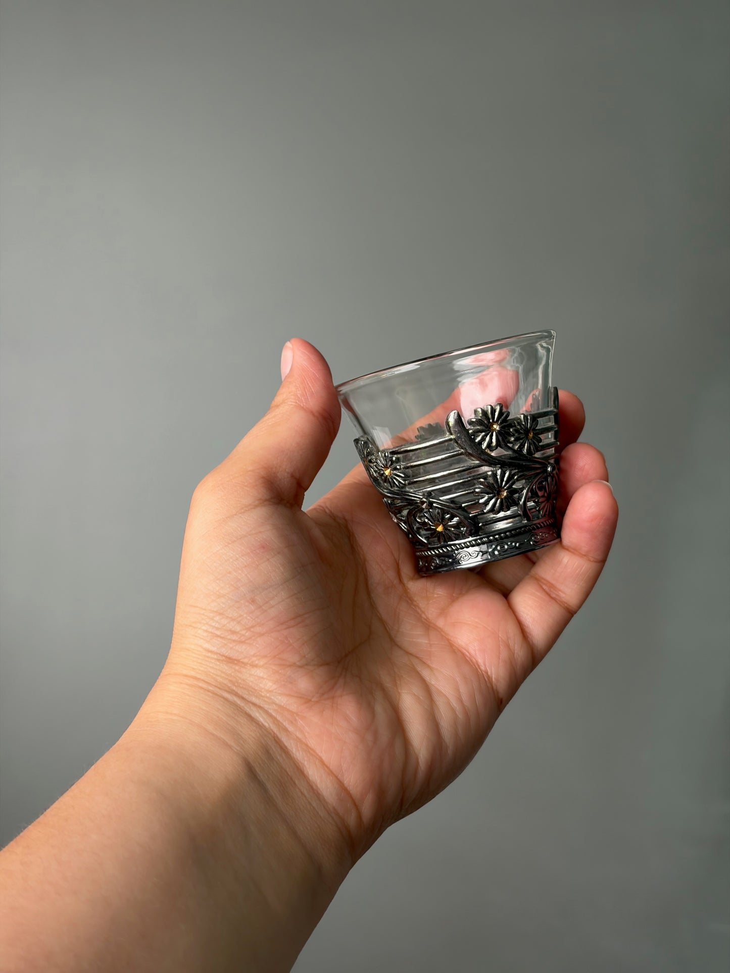 SET 3 TASSES VINTAGE | SUPPORTS FILIGRANE NOIR ☕🖤