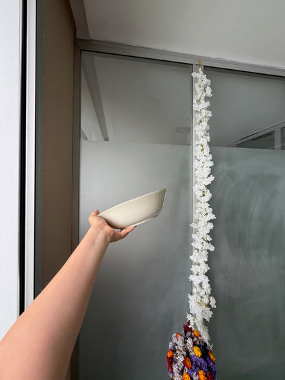 ASSIETTE CREUSE VINTAGE EN PORCELAINE CRÈME | LISERÉ DORÉ 🤍🥣