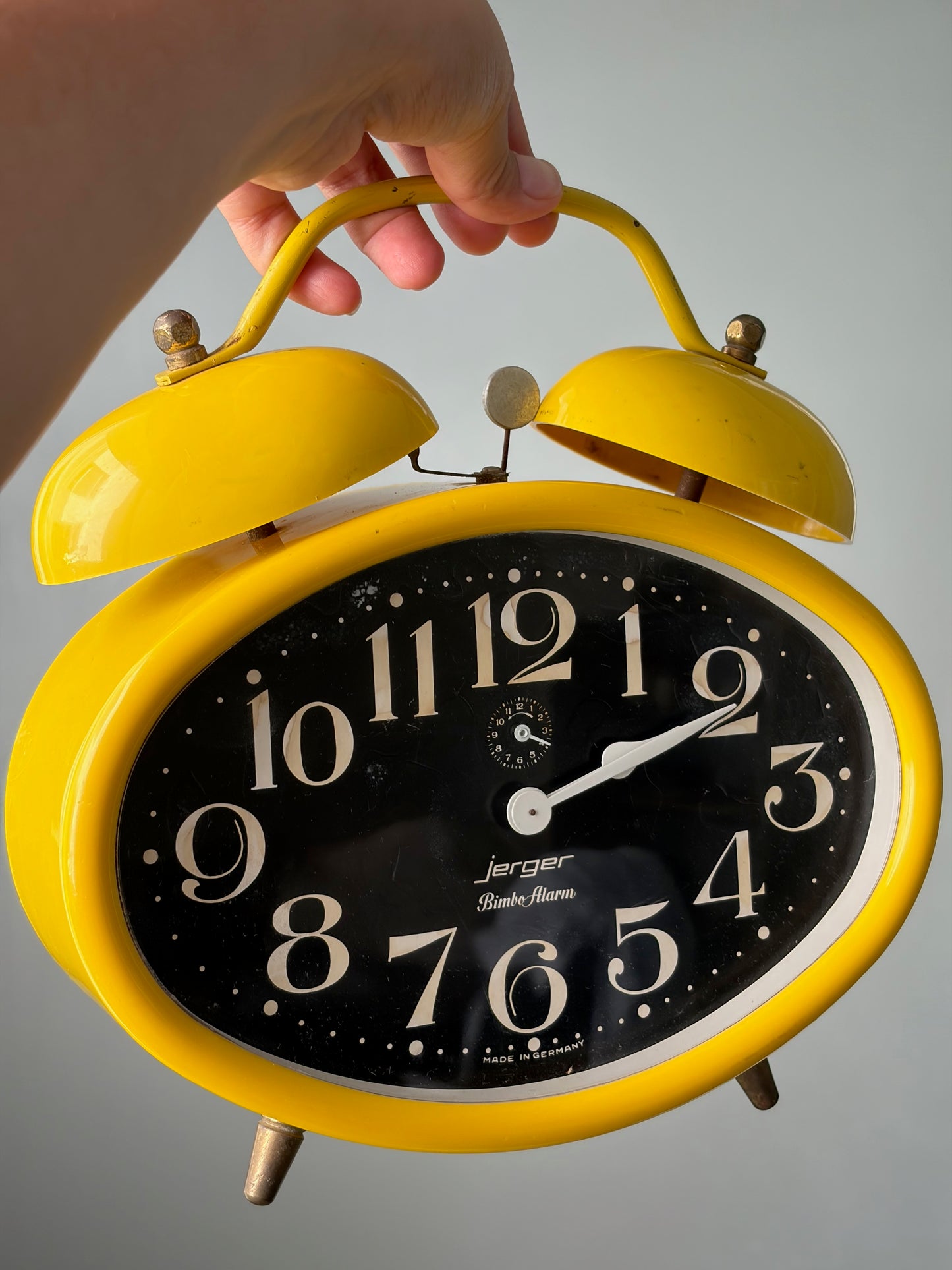 RÉVEIL VINTAGE JAUNE | JERGER BIMBO ALARM ⏰☀️