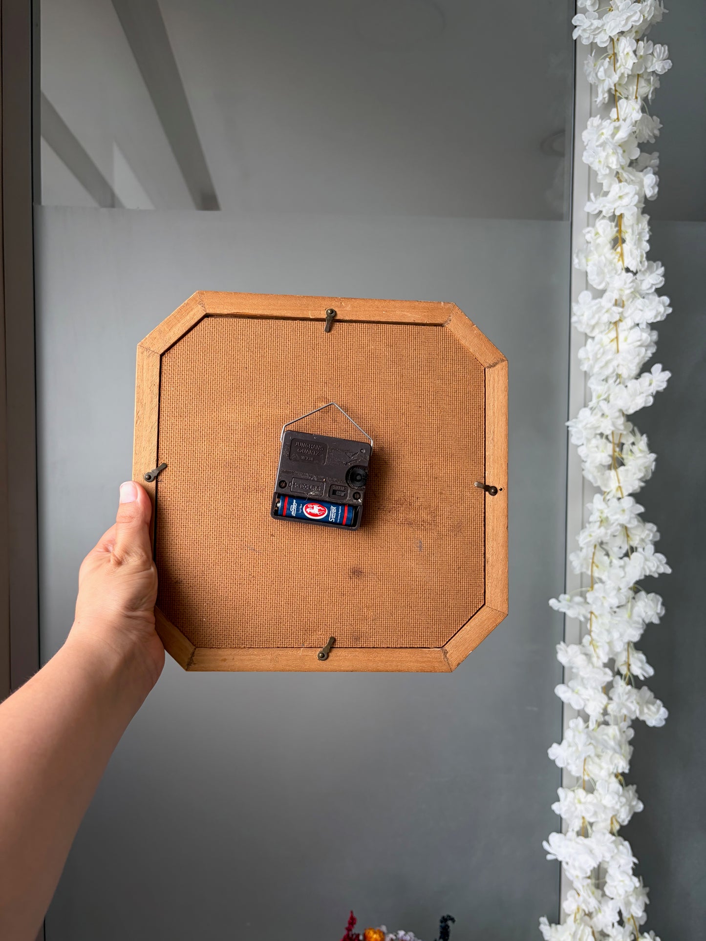 HORLOGE MURALE VINTAGE | BOIS & QUARTZ VINENT