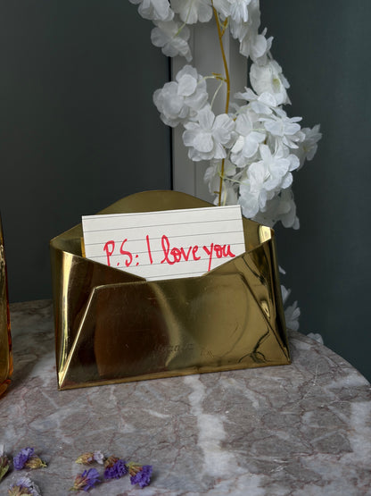 ENVELOPPE VINTAGE EN LAITON 💌✨