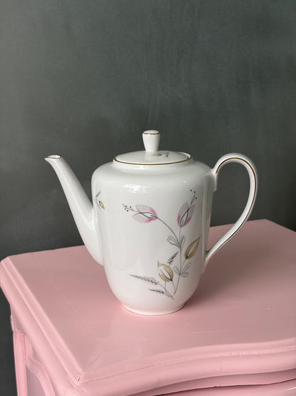 SERVICE À THÉ VINTAGE | FEUILLES ROSES, MADE IN GERMANY