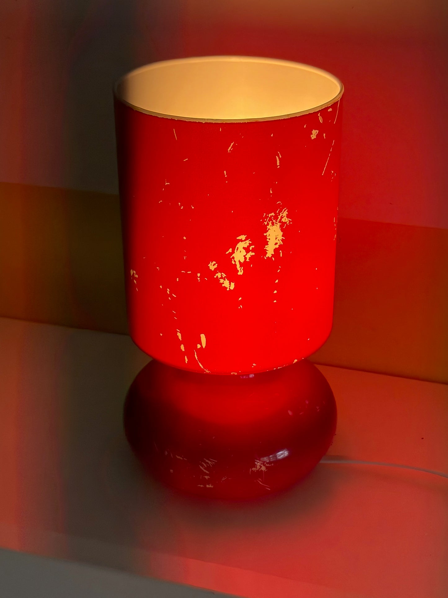 LAMPE IKEA LYKTA 90s VINTAGE  | ROUGE ❤️