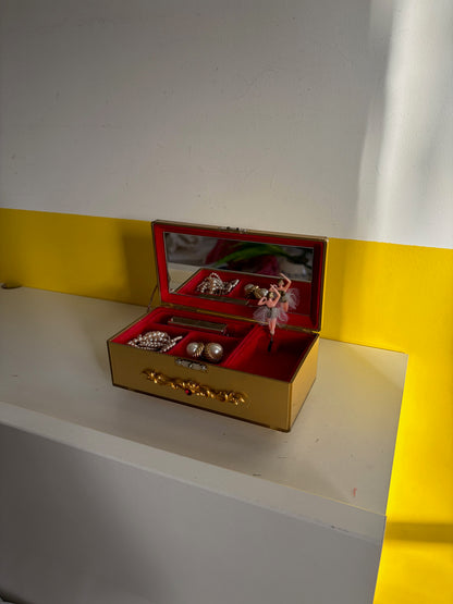 COFFRET À BIJOUX VINTAGE | MUSICAL & BALLERINE DANSANTE 🩰