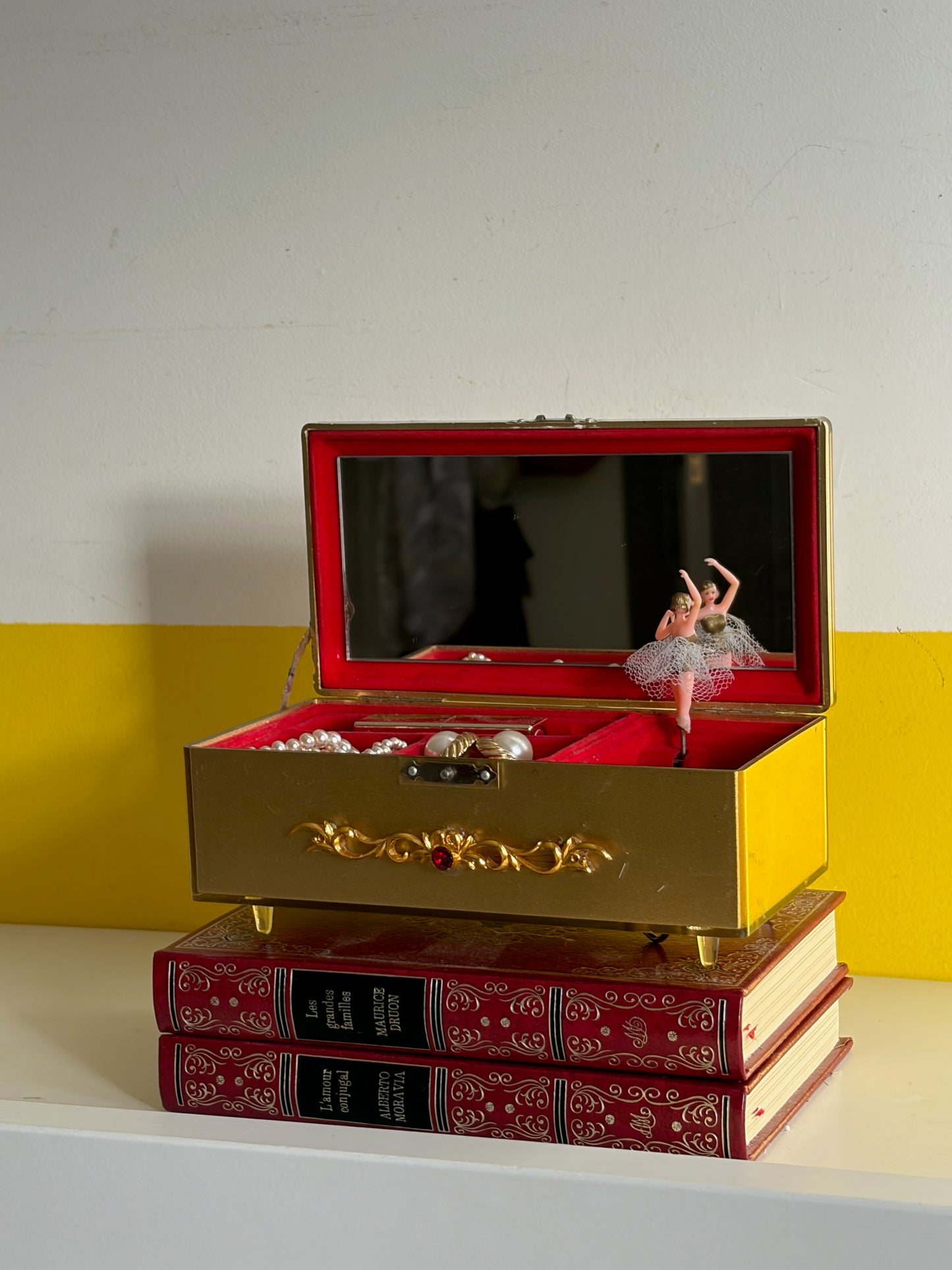 COFFRET À BIJOUX VINTAGE | MUSICAL & BALLERINE DANSANTE 🩰
