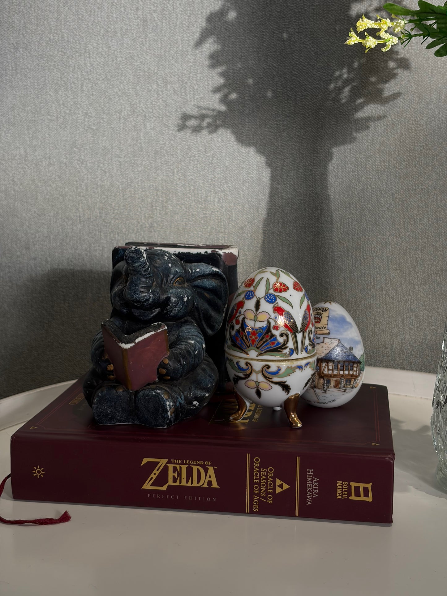 L'éléphant qui lit