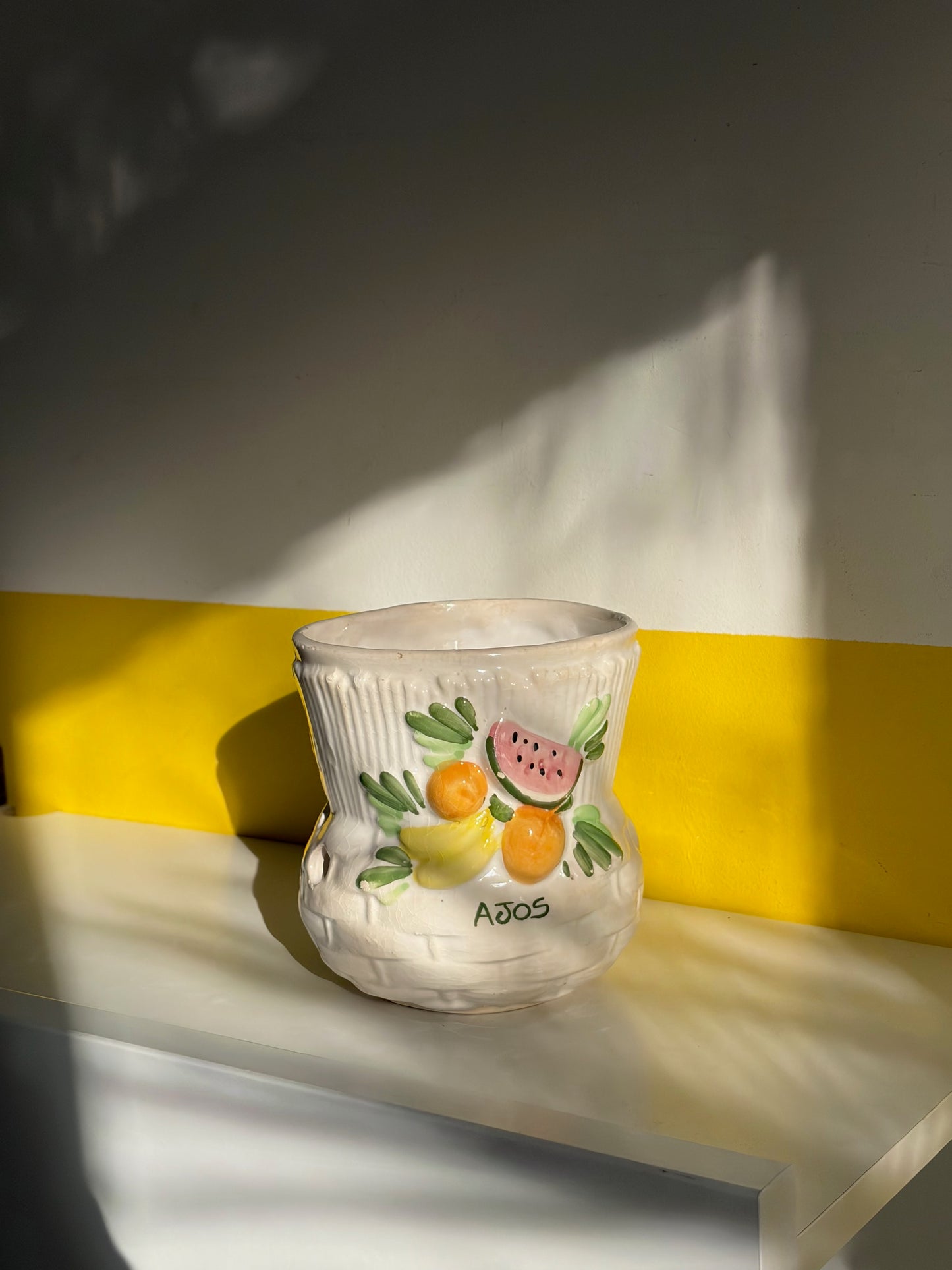 POT CÉRAMIQUE "AJOS" | FRUITS EN RELIEF