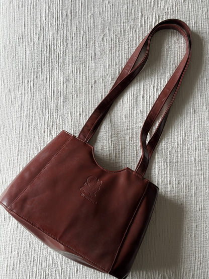 SAC BY HELENE VINTAGE | CUIR BORDEAUX