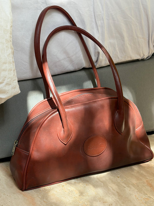 SAC BOWLING BM | CUIR COGNAC