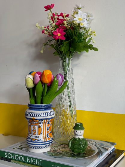 BIBELOT GNOME VERT VINTAGE | DÉCO CÉRAMIQUE
