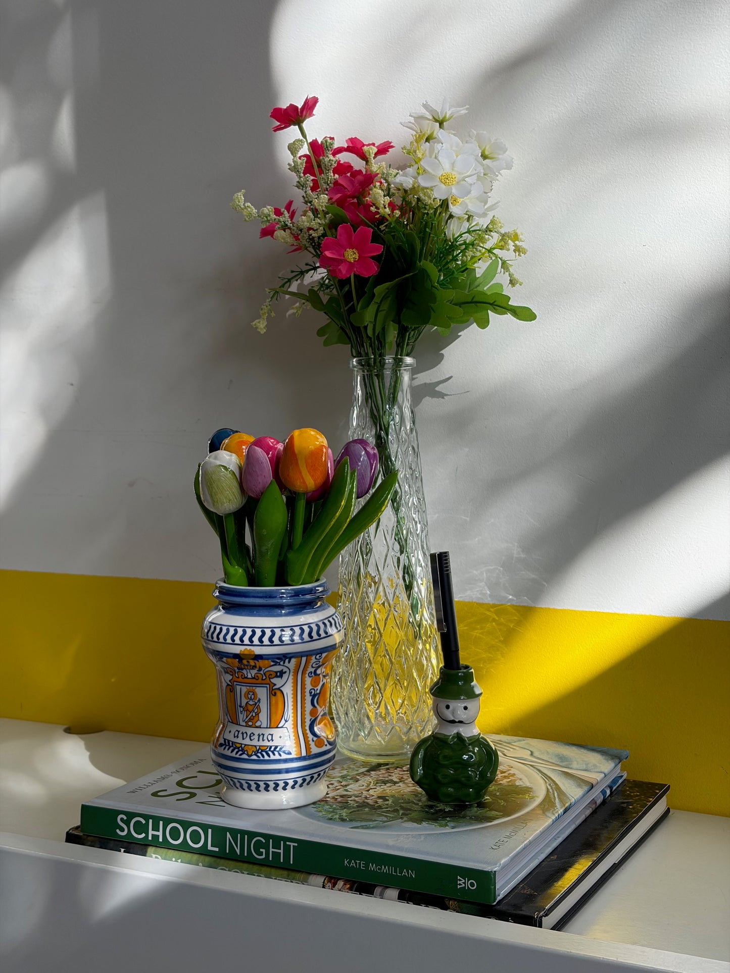 BIBELOT GNOME VERT VINTAGE | DÉCO CÉRAMIQUE