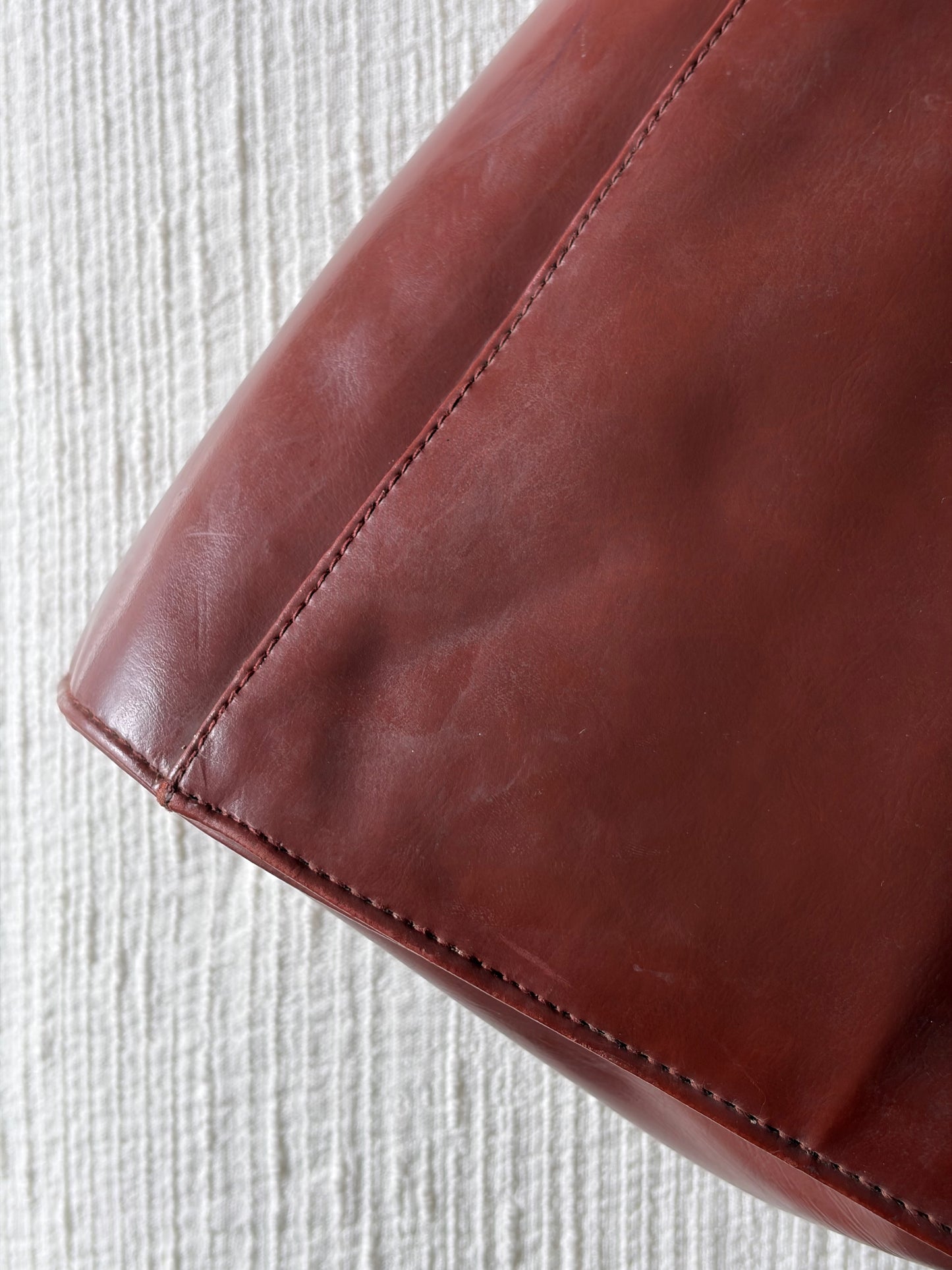 SAC BY HELENE VINTAGE | CUIR BORDEAUX