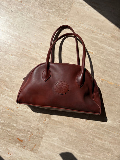 SAC BOWLING BM | CUIR COGNAC